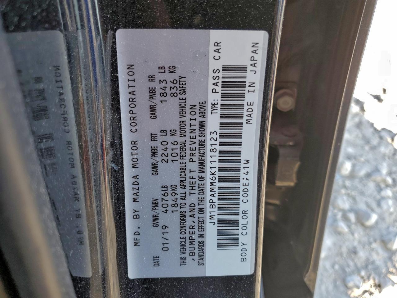 2019 MAZDA 3