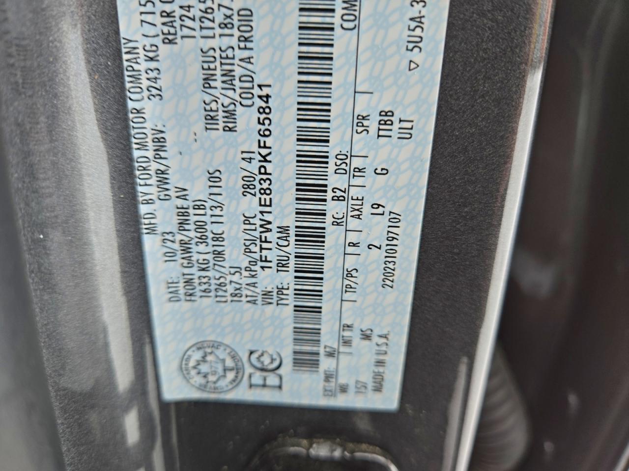 2023 FORD F-150