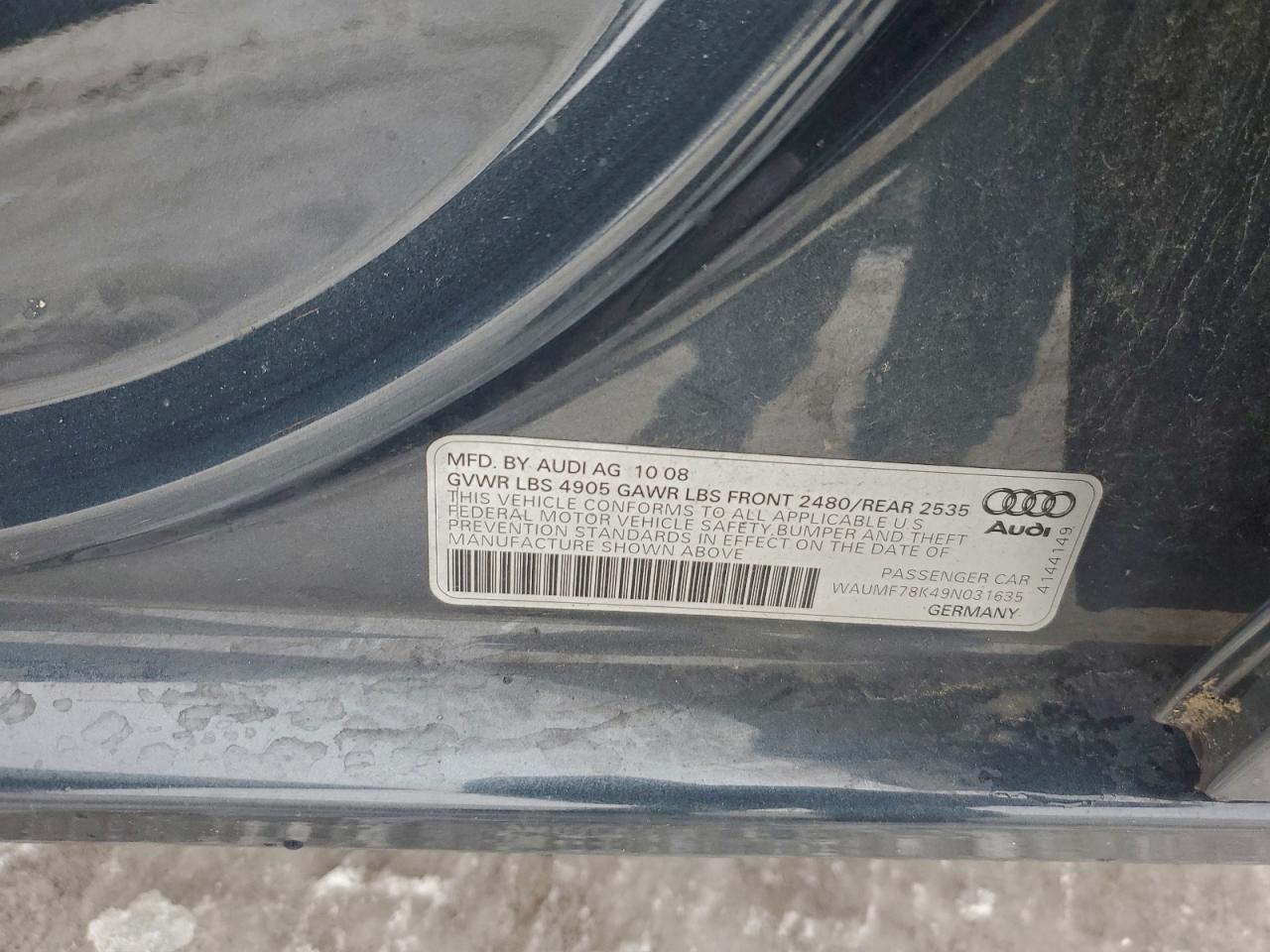 2009 AUDI A4