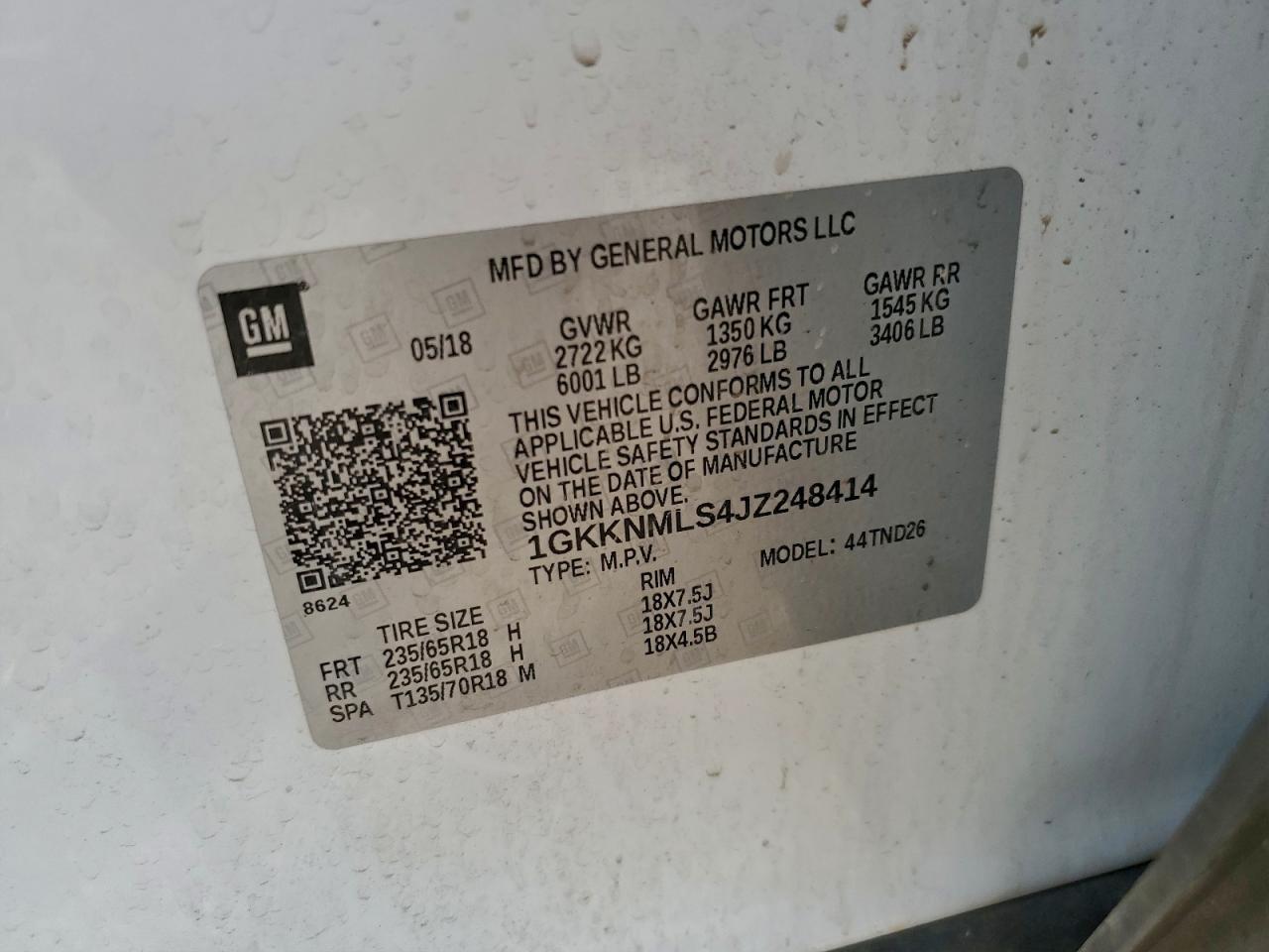 2018 GMC ACADIA
