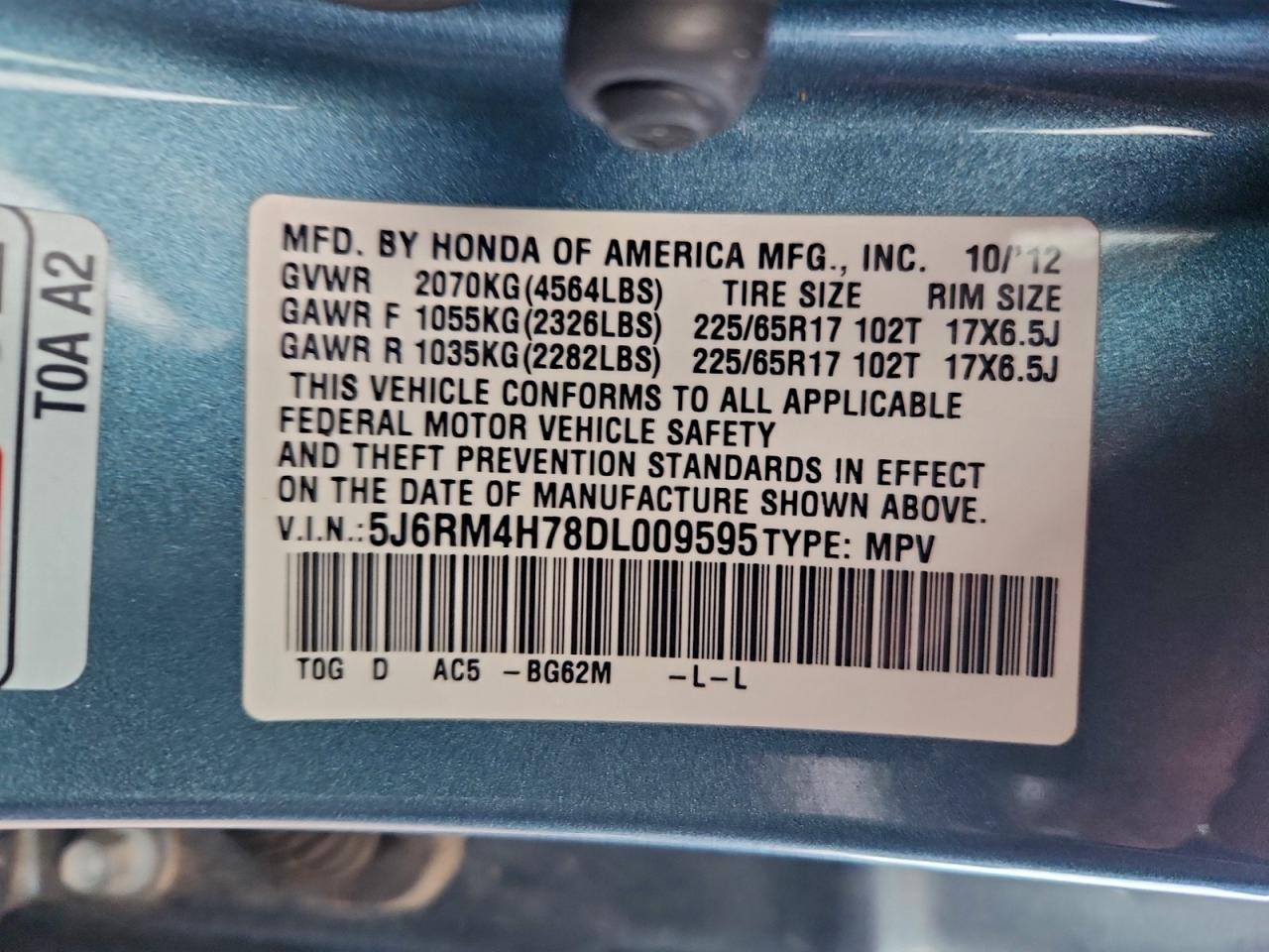 2013 HONDA CR-V