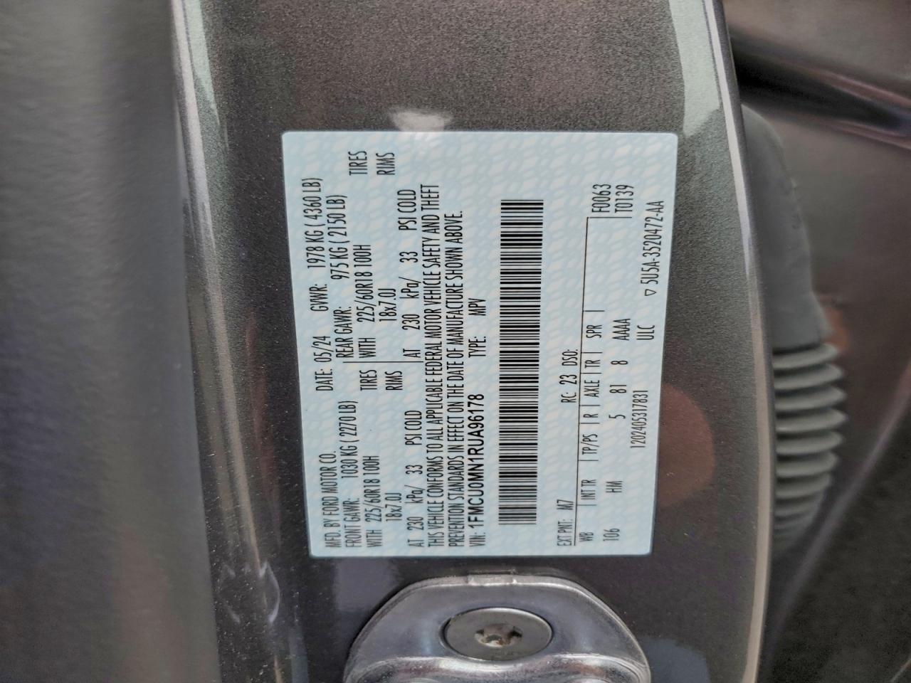 2024 FORD ESCAPE