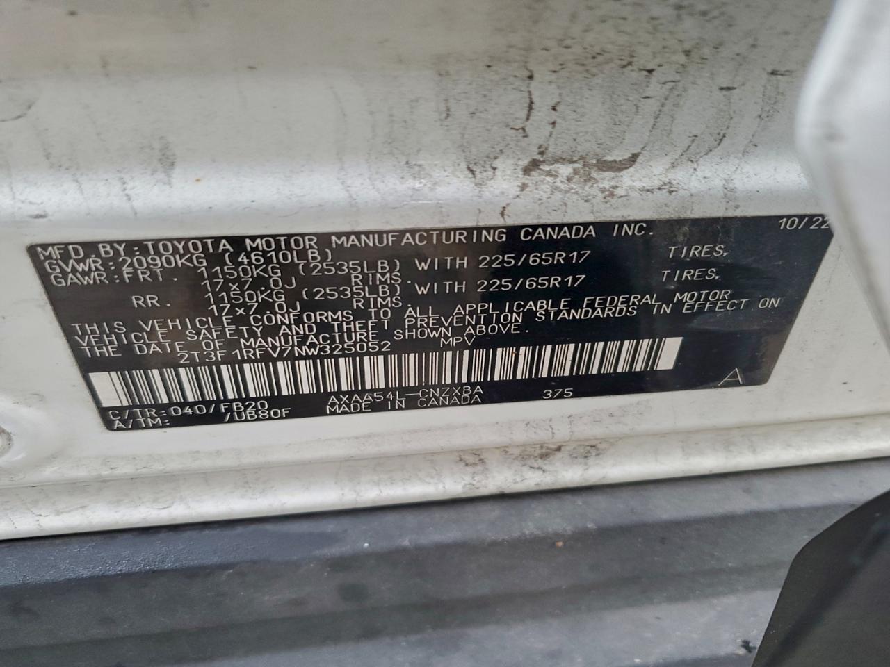 2022 TOYOTA RAV4