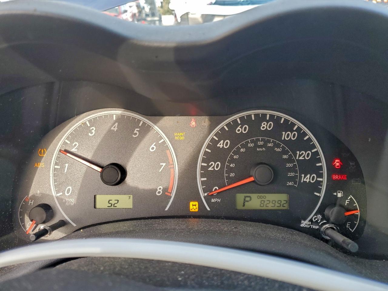 2012 TOYOTA COROLLA