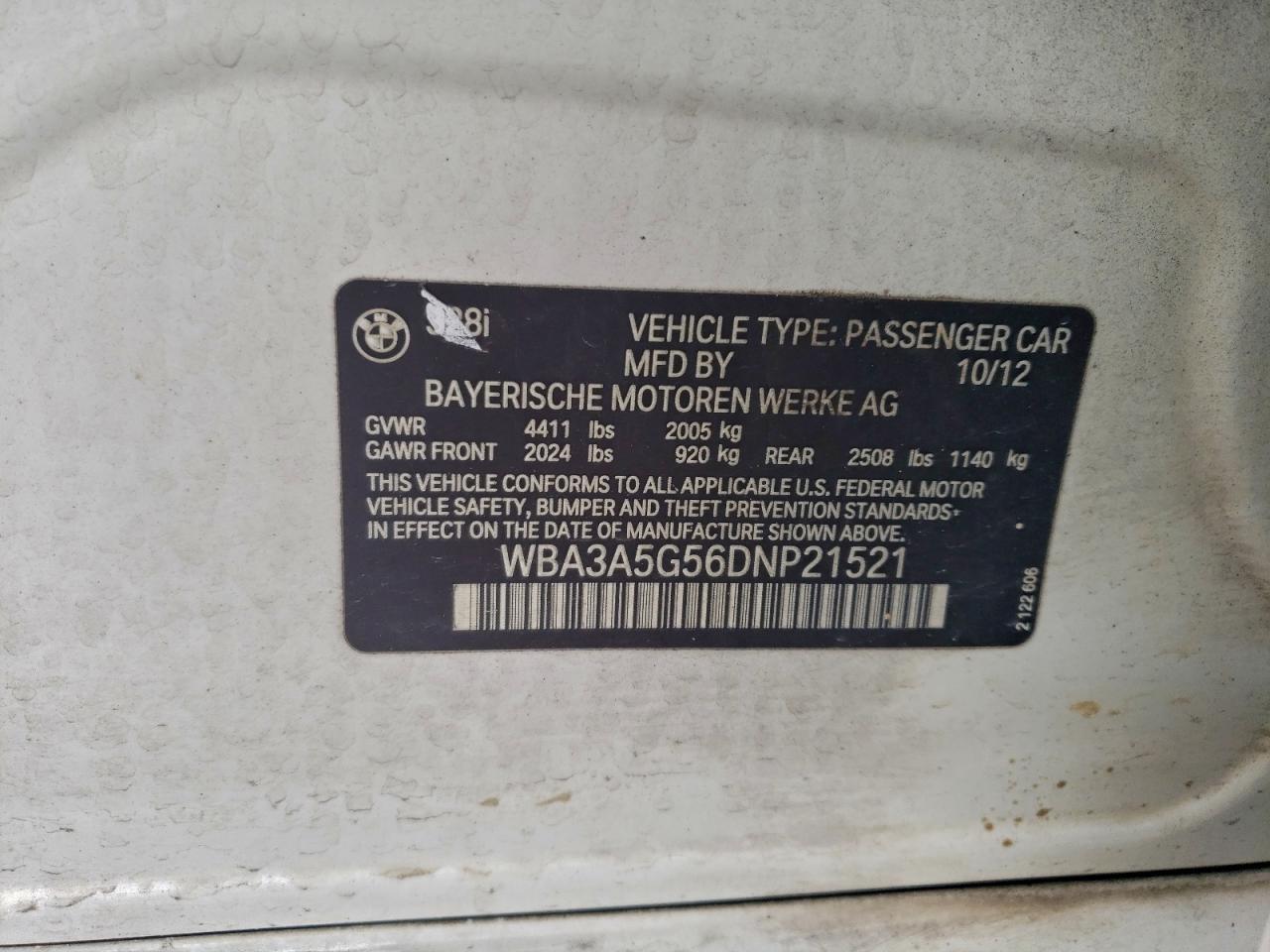 2013 BMW 3 SERIES