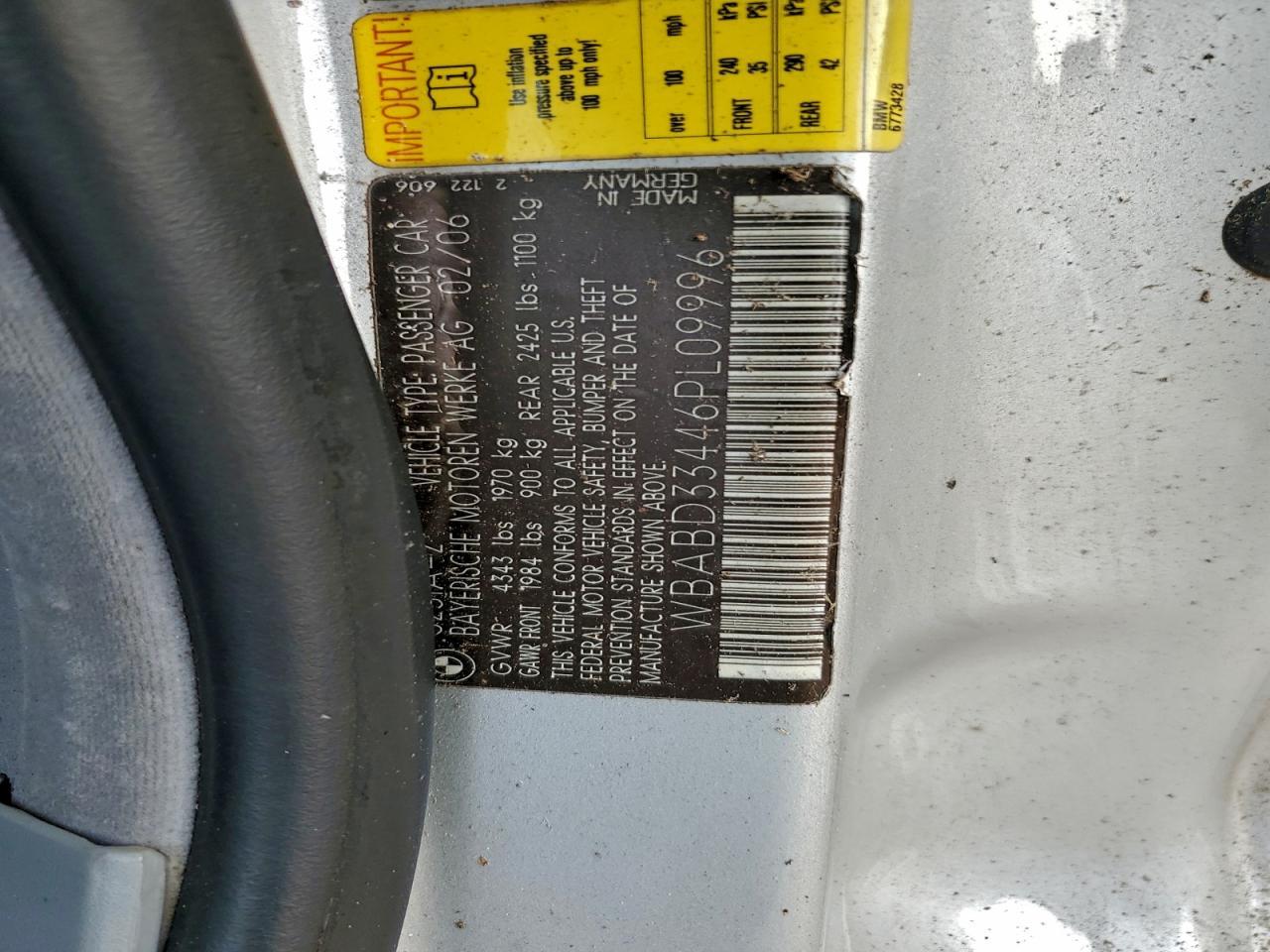 2006 BMW 3 SERIES
