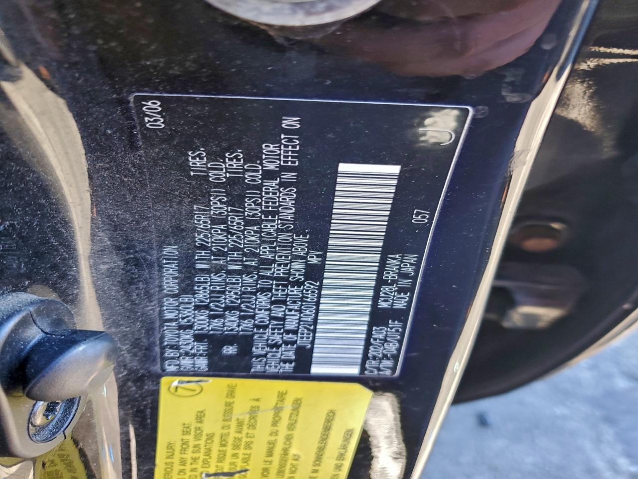 2006 TOYOTA HIGHLANDER