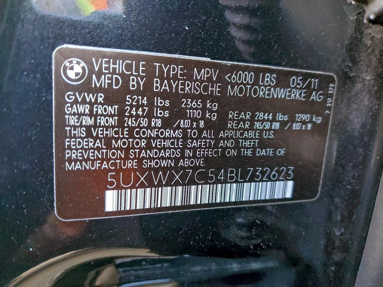 2011 BMW X3