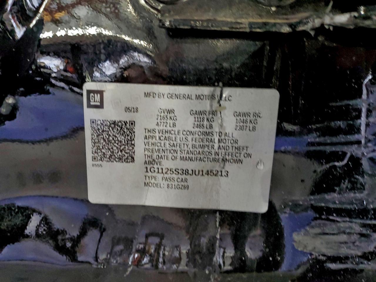 2018 CHEVROLET IMPALA