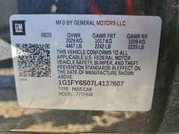2020 CHEVROLET Bolt EV