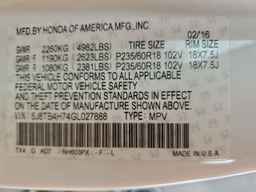 2016 ACURA RDX