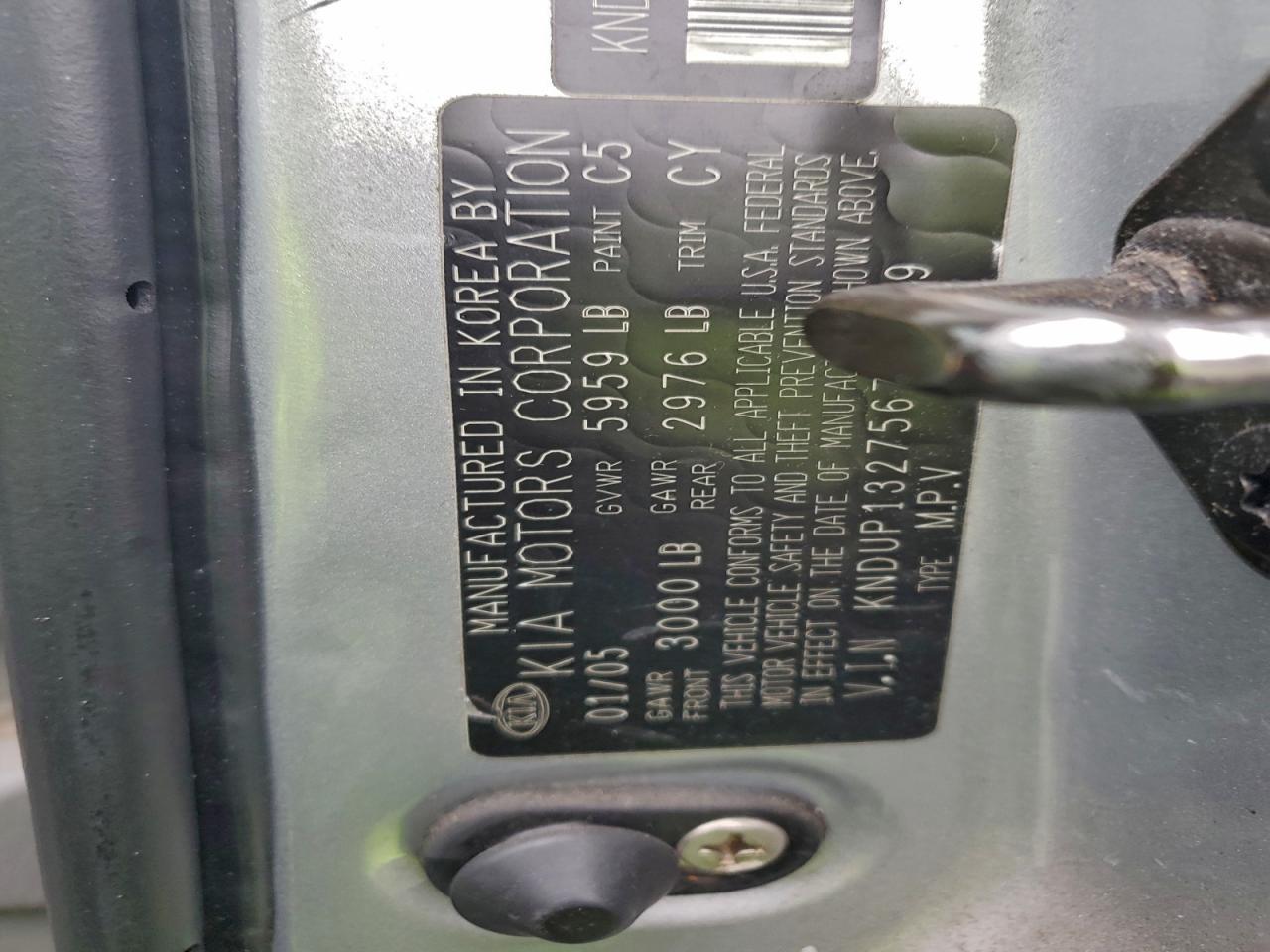 2005 KIA SEDONA