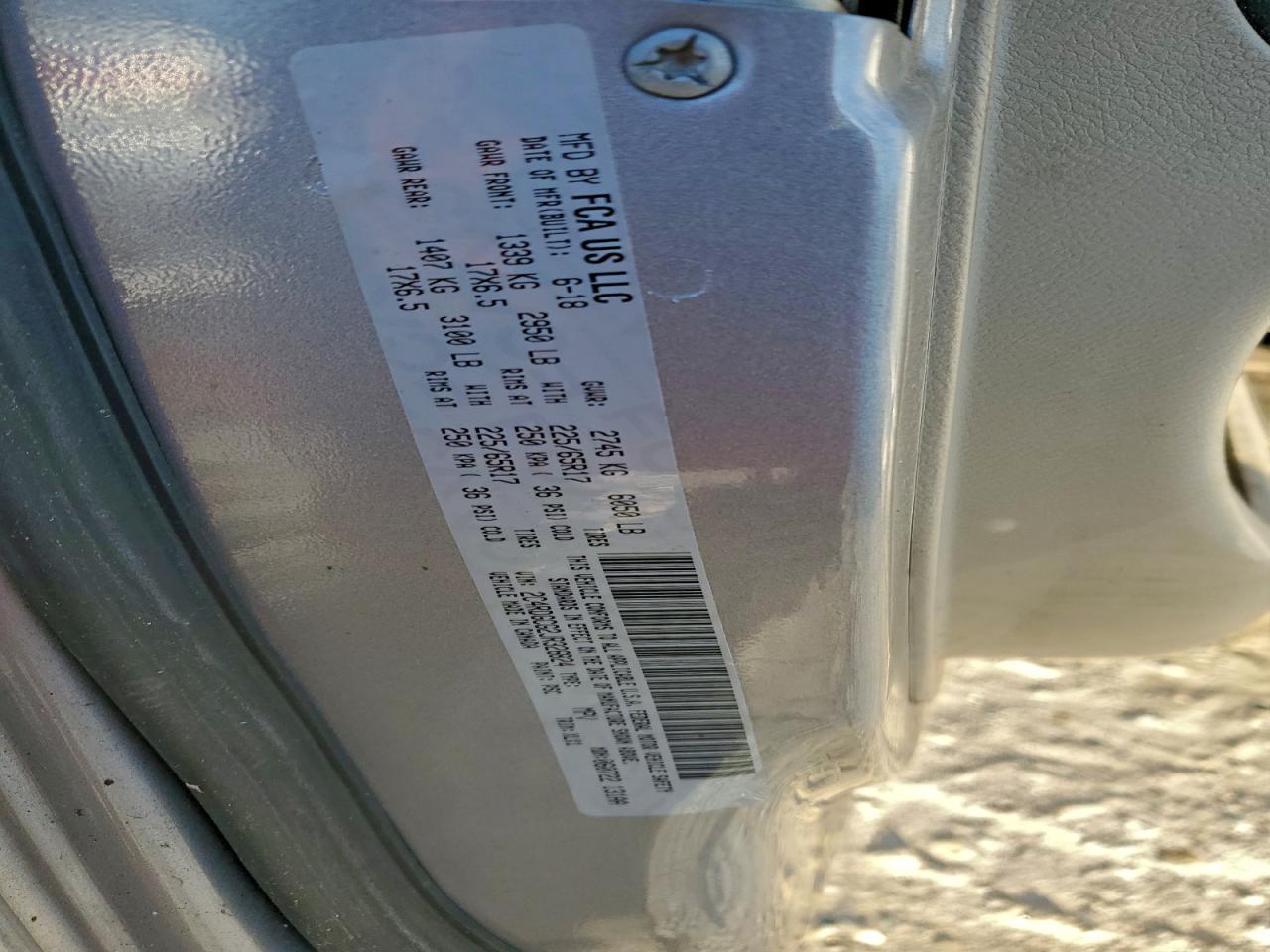 2018 DODGE GRAND CARAVAN