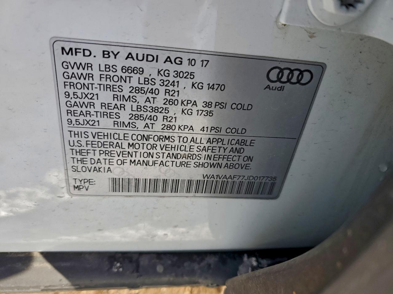 2018 AUDI Q7