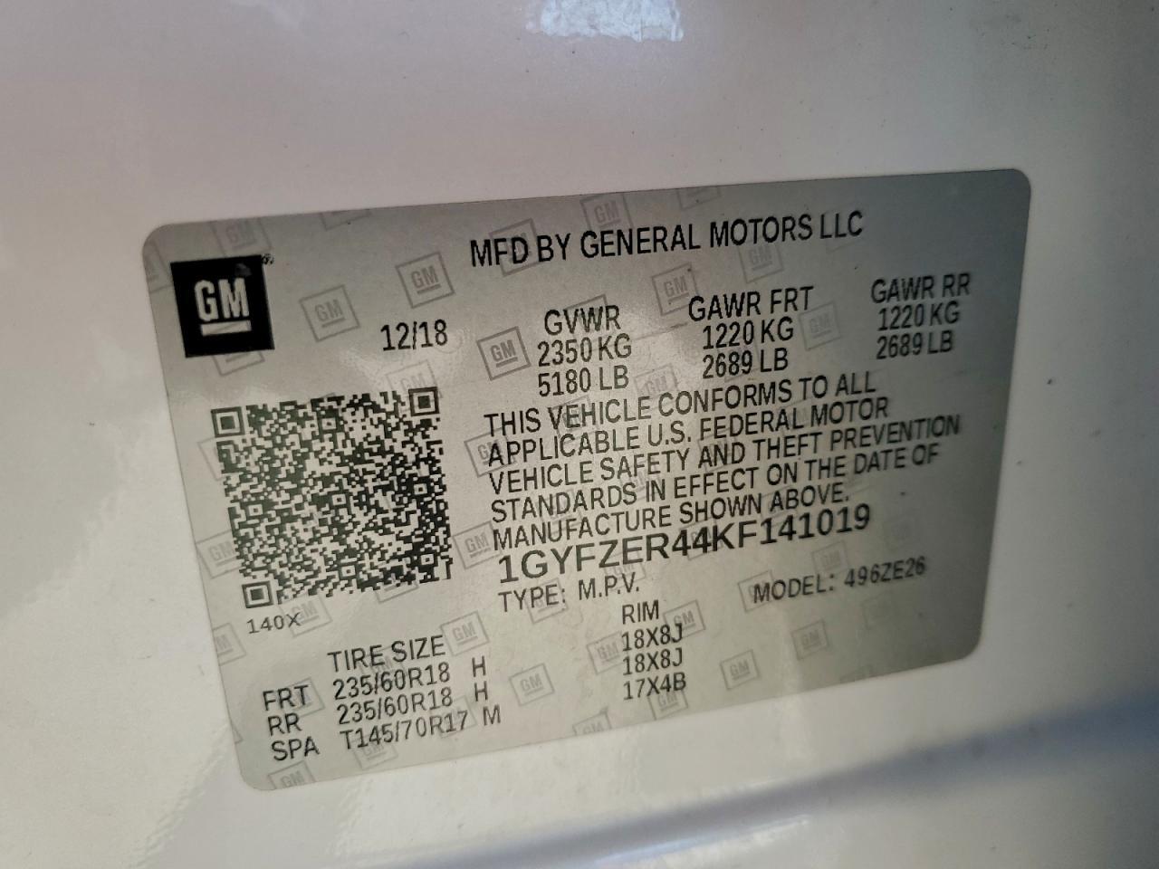 2019 CADILLAC XT4