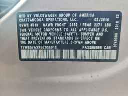 2016 VOLKSWAGEN Passat