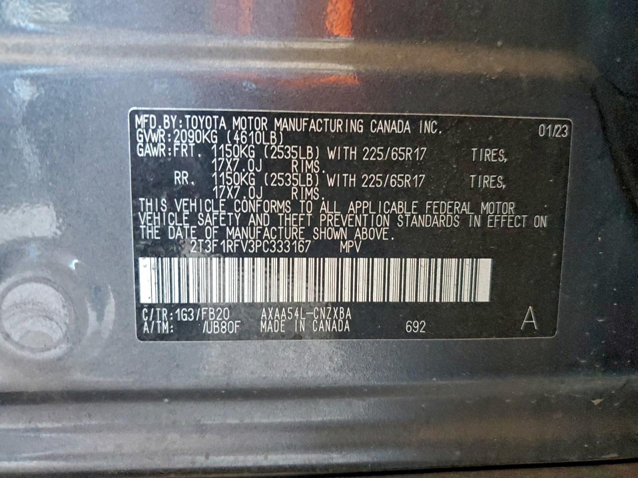 2023 TOYOTA RAV4