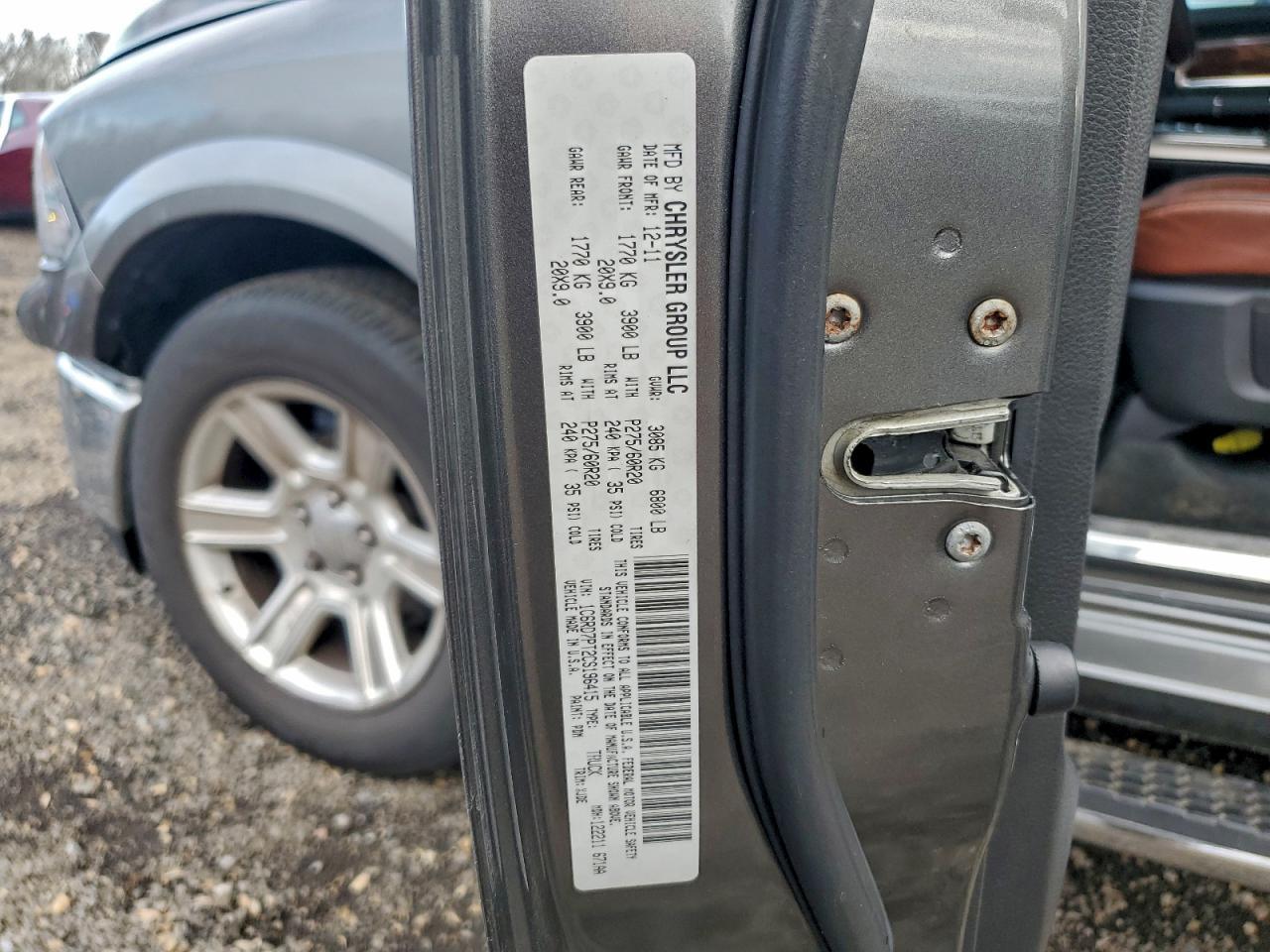 2012 DODGE RAM 1500