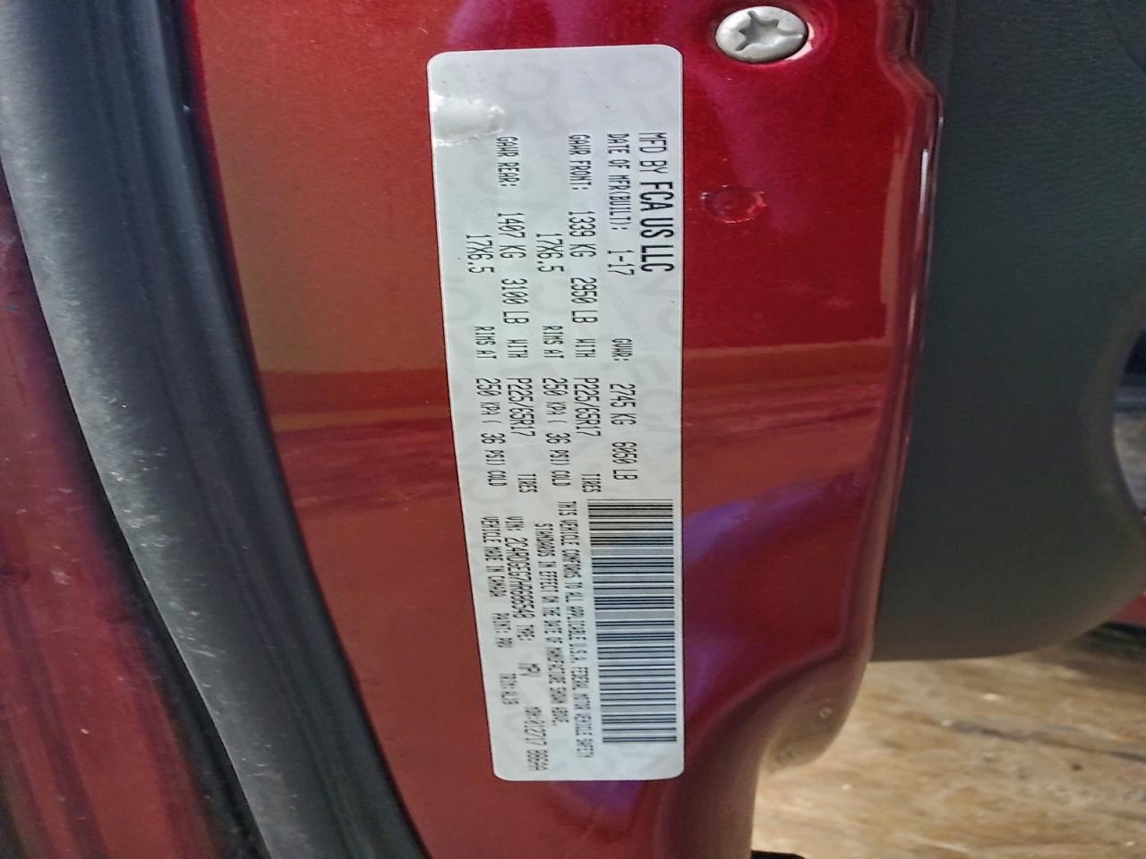 2017 DODGE GRAND CARAVAN
