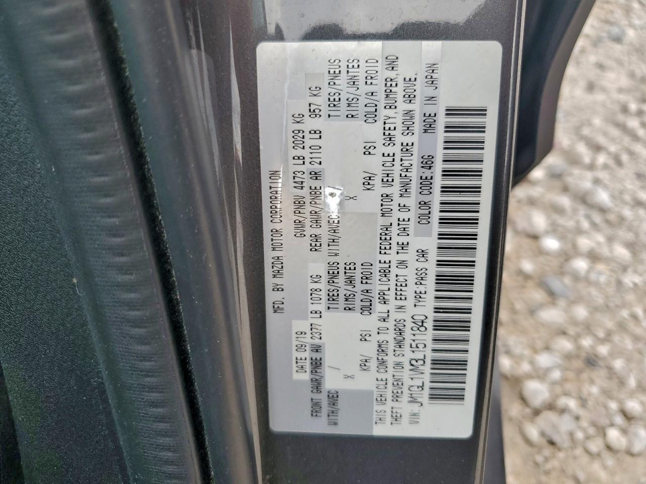 2020 MAZDA 6