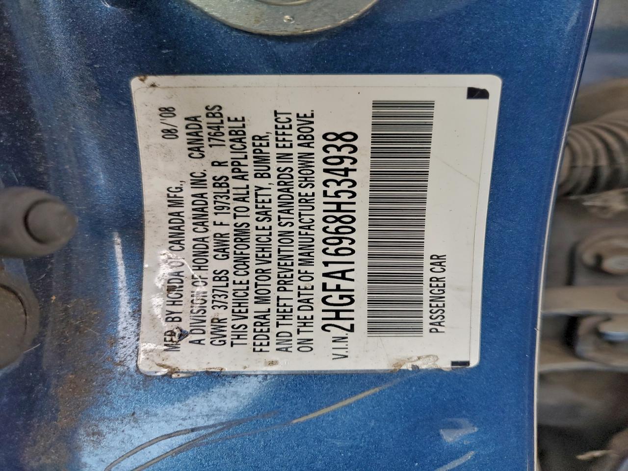 2008 HONDA CIVIC