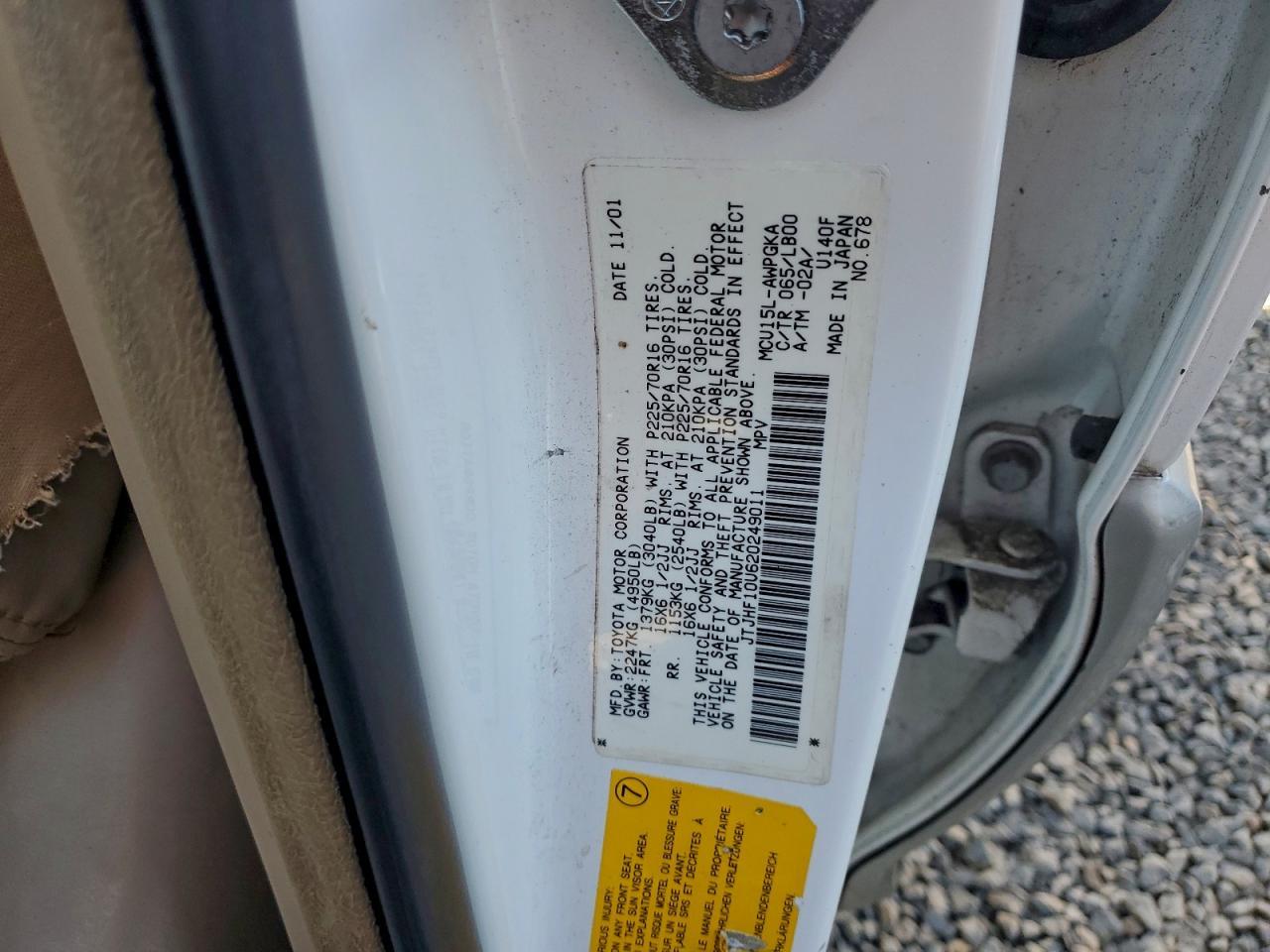 2002 LEXUS Rx 300