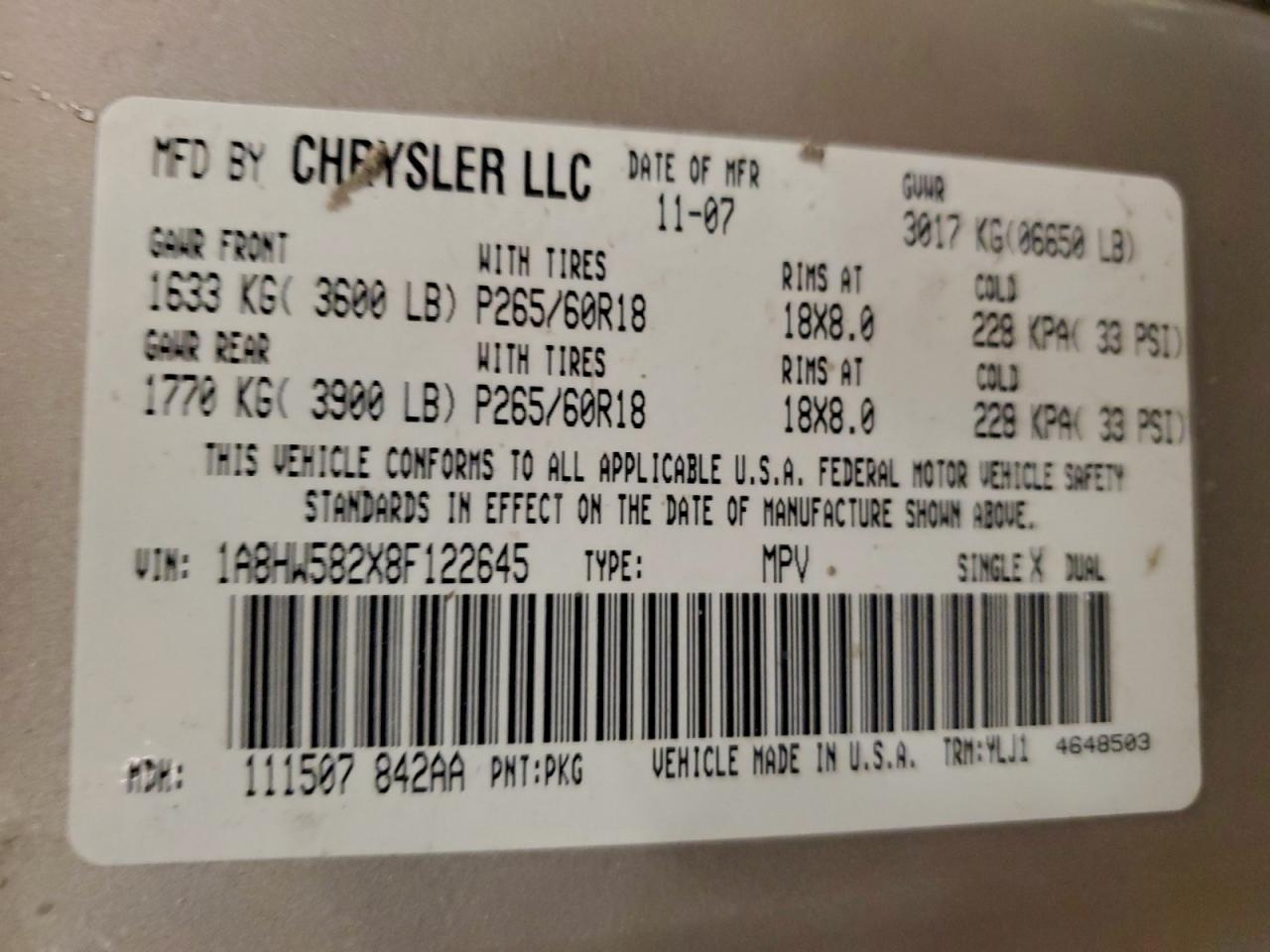 2008 CHRYSLER Aspen