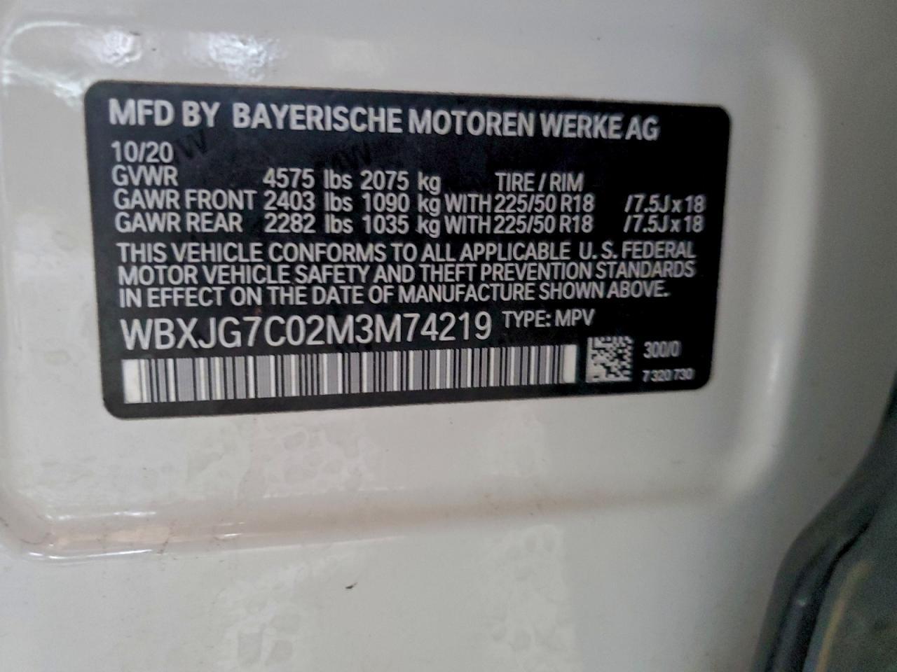 2021 BMW X1
