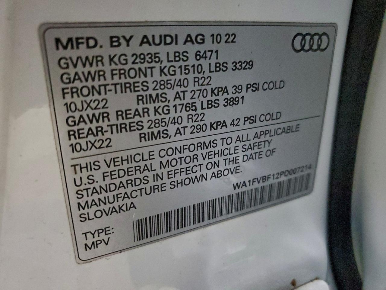 2023 AUDI Q8