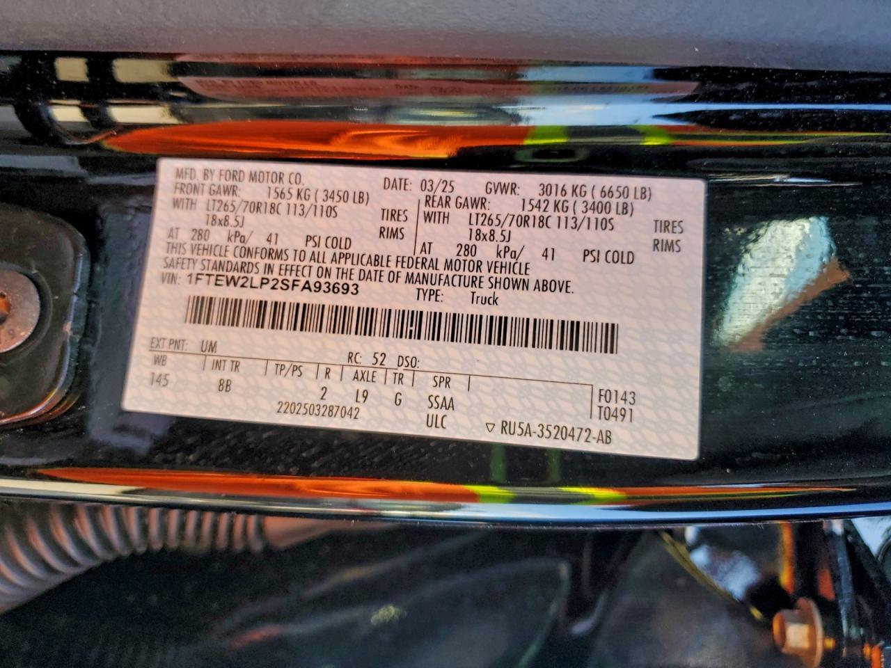2025 FORD F-150