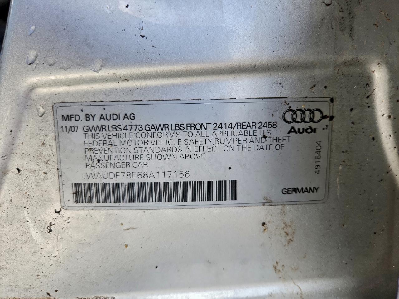 2008 AUDI A4