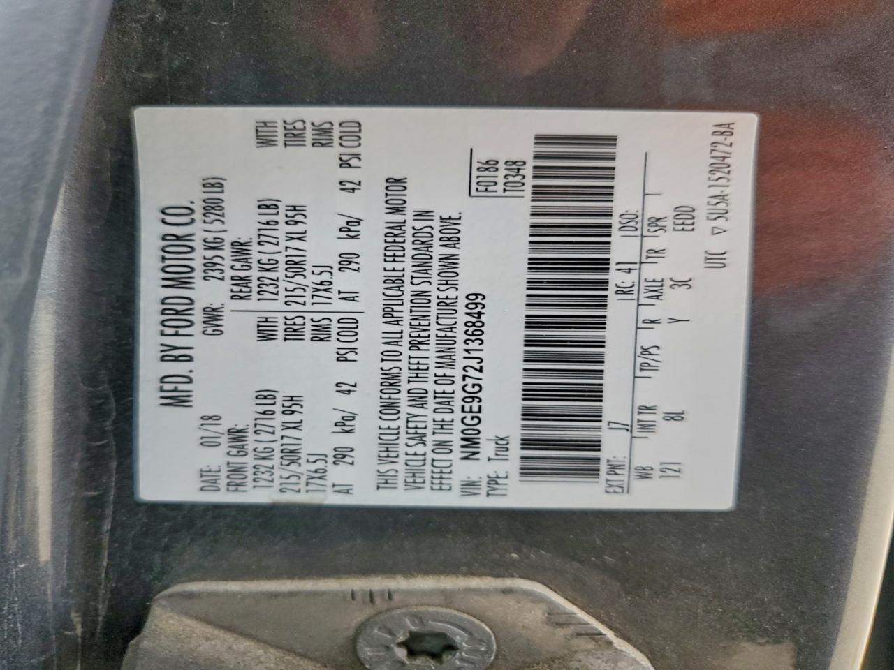2018 FORD TRANSIT CONNECT