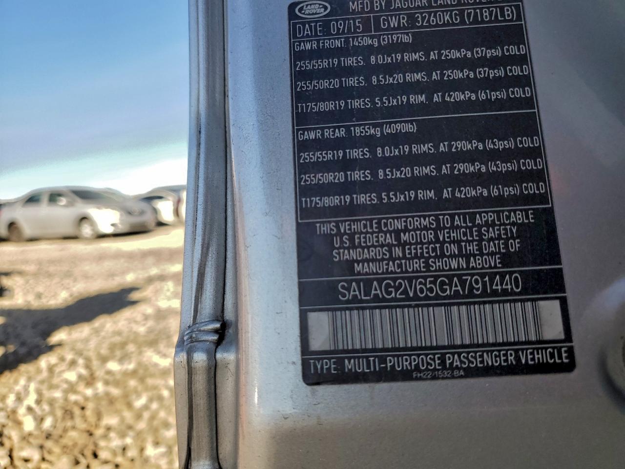2016 LAND ROVER LR4