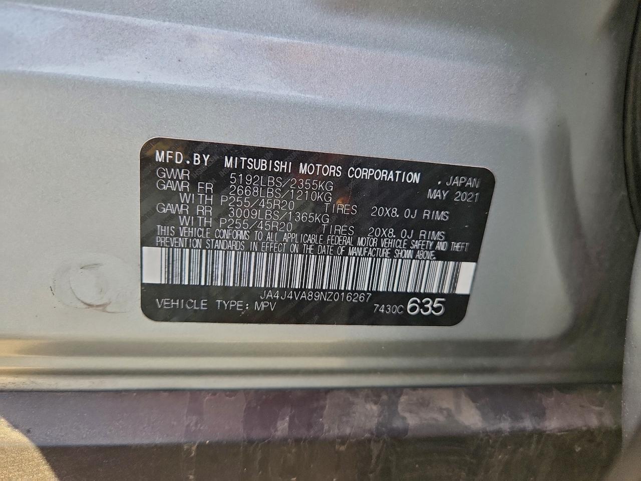2022 MITSUBISHI outlander