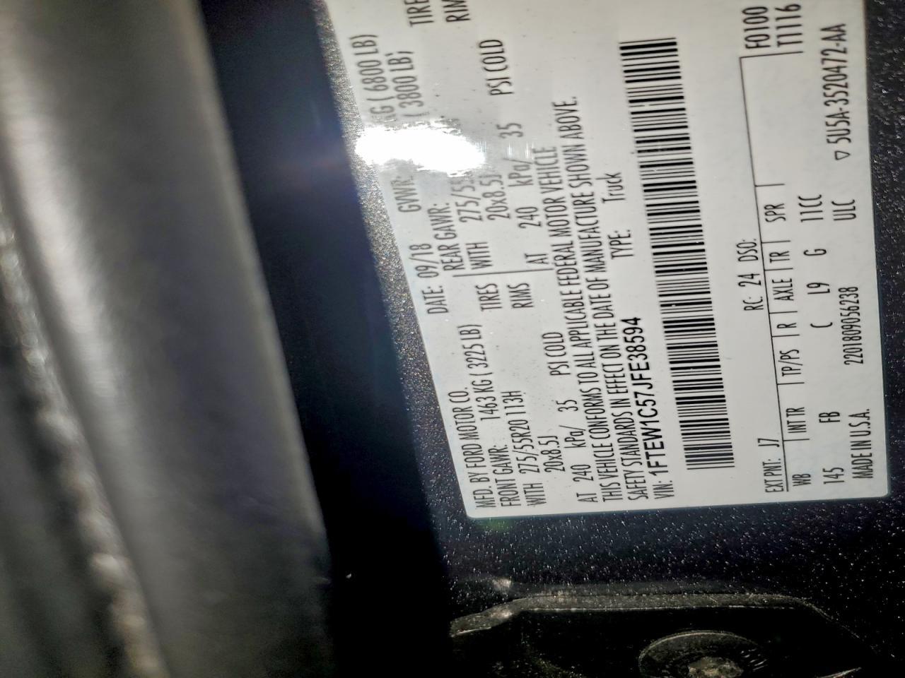 2018 FORD F-150