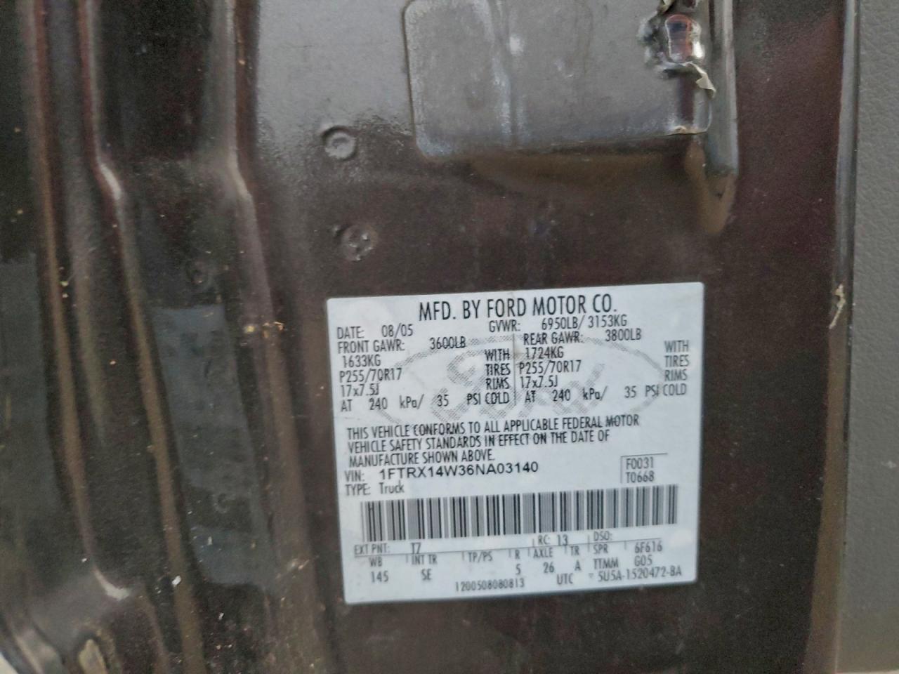 2006 FORD F-150