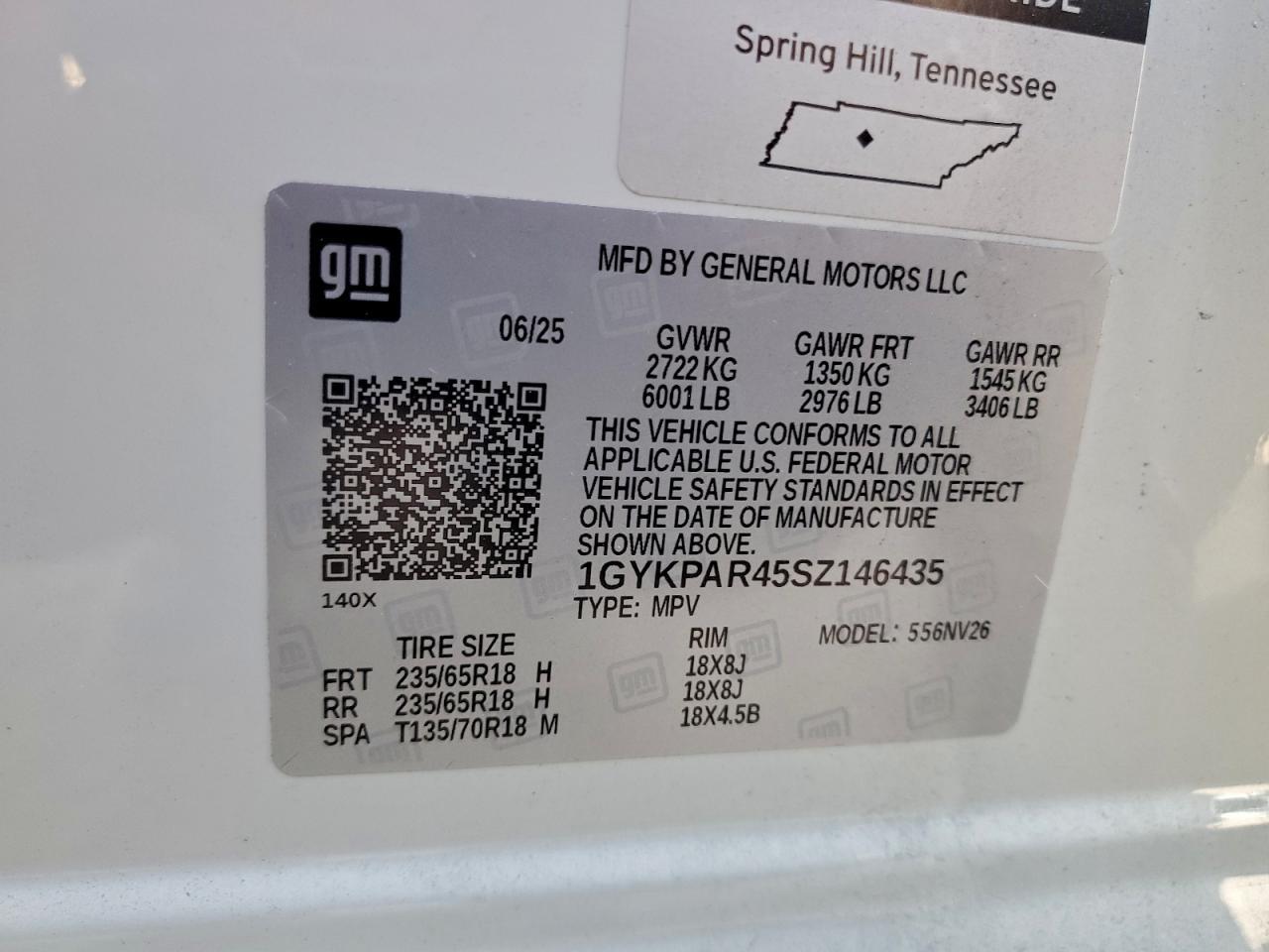 2025 CADILLAC XT6