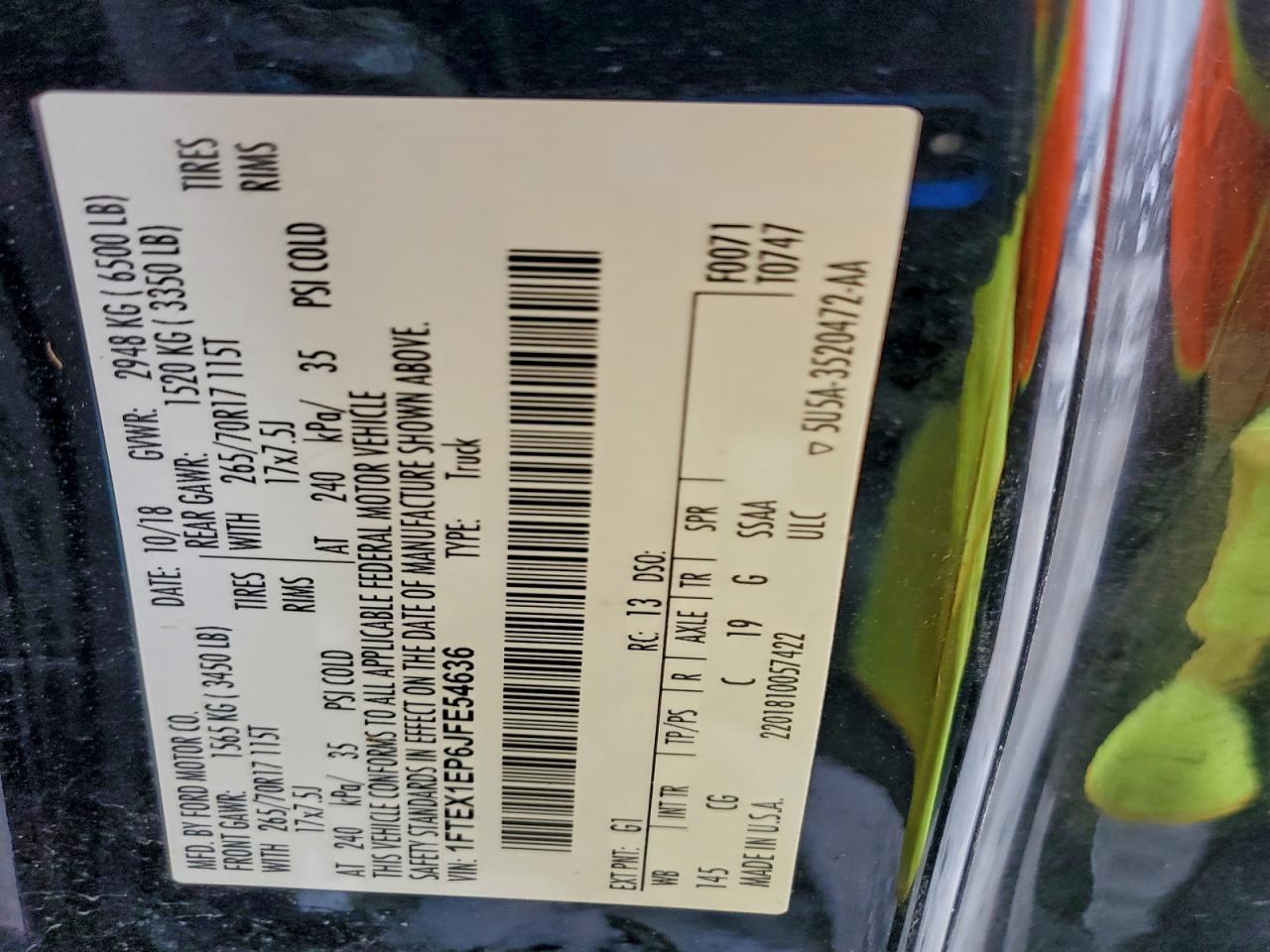 2018 FORD F-150