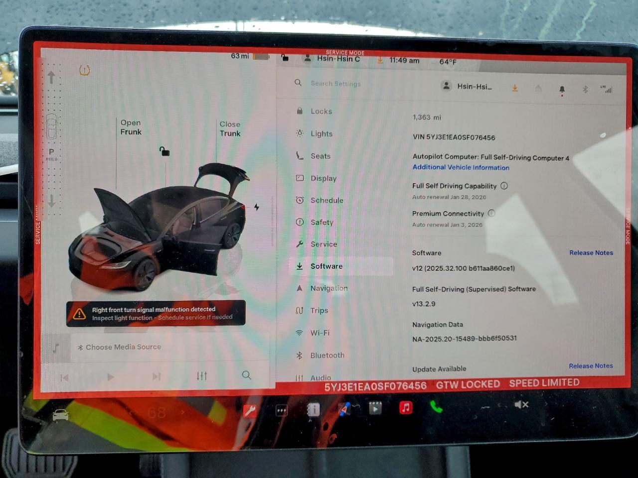 2025 TESLA MODEL 3
