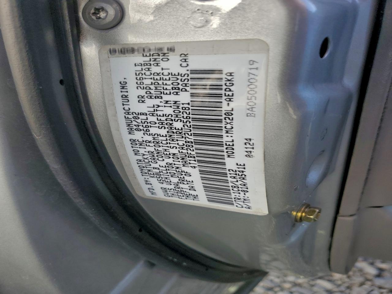 2002 TOYOTA Avalon