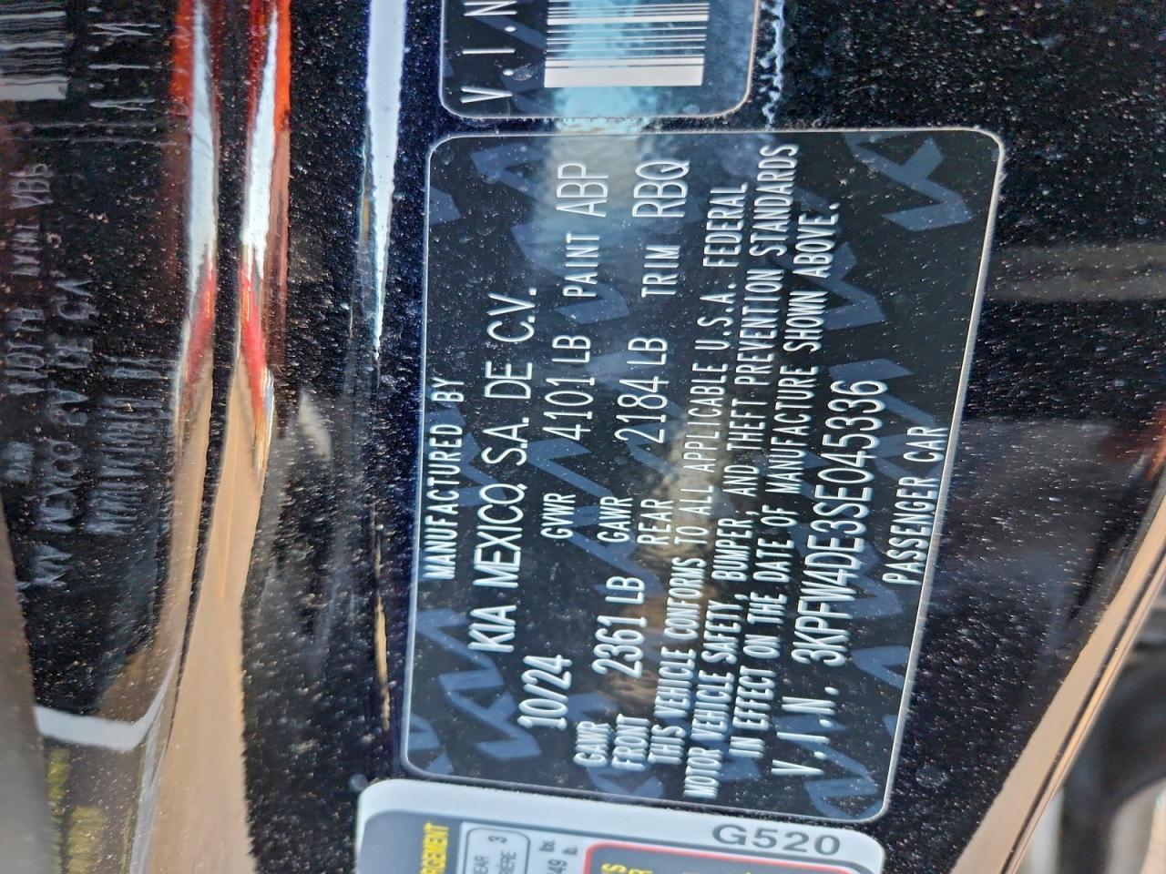 2025 KIA K4
