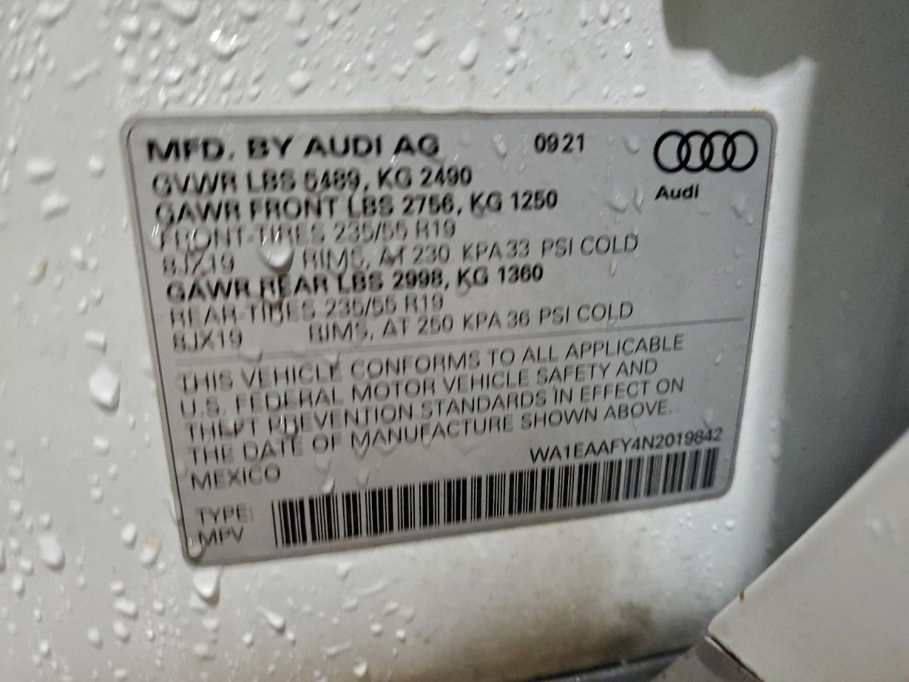 2022 AUDI Q5