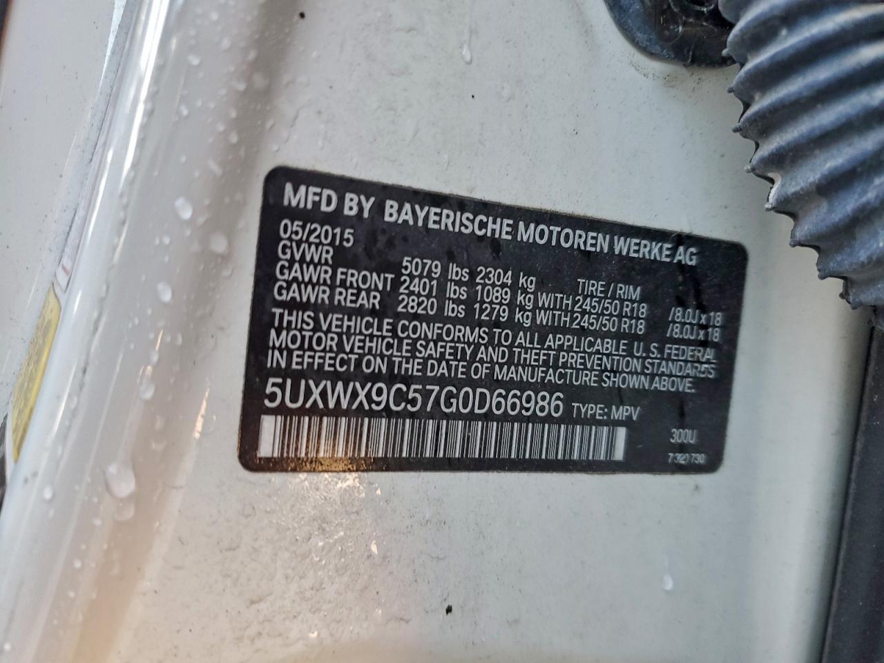 2016 BMW X3
