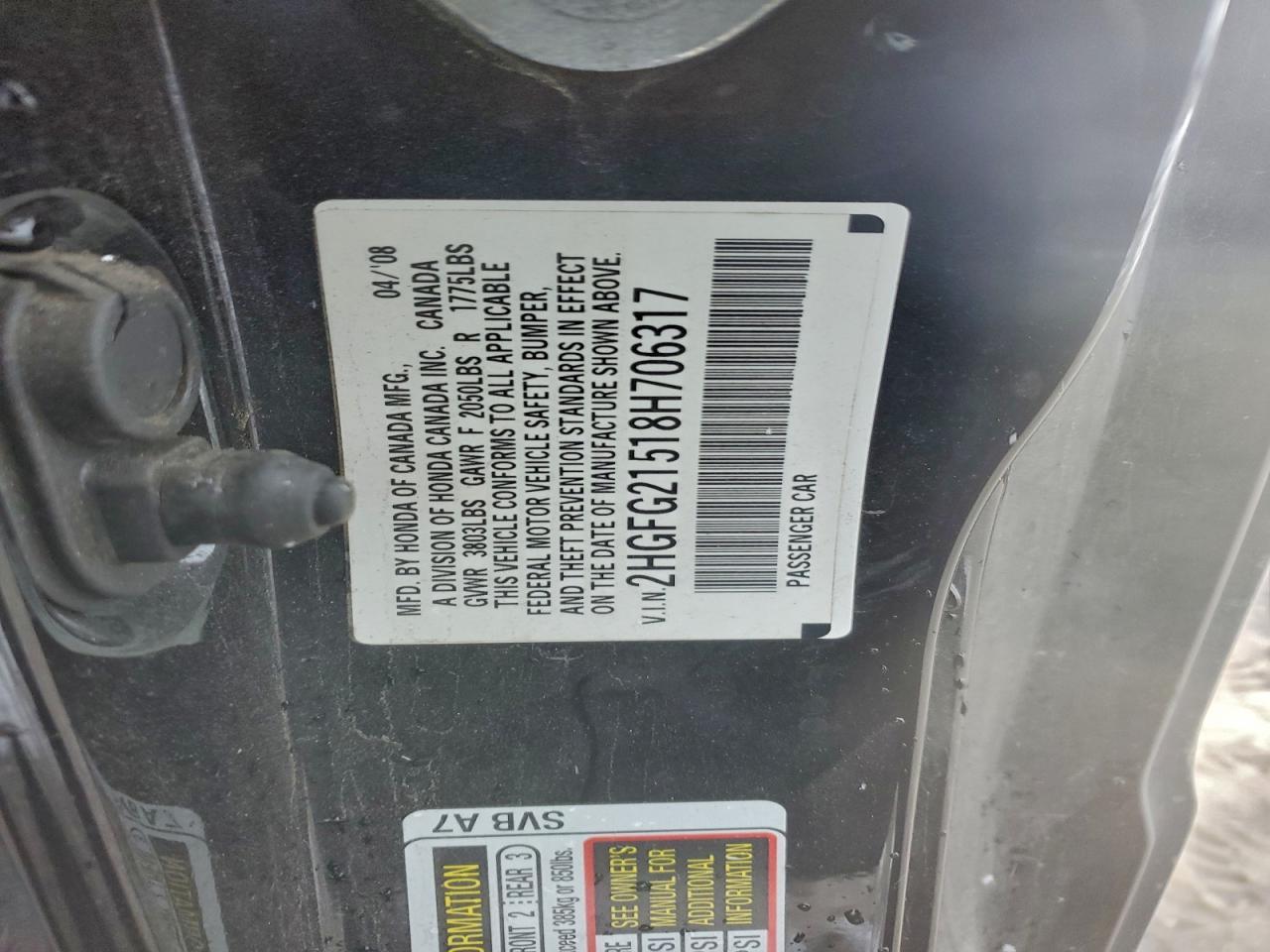 2008 HONDA CIVIC