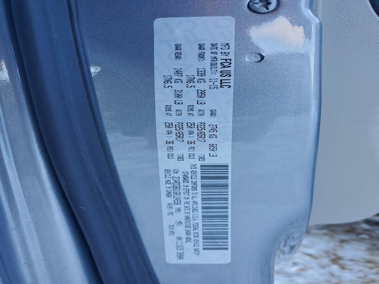 2016 DODGE GRAND CARAVAN