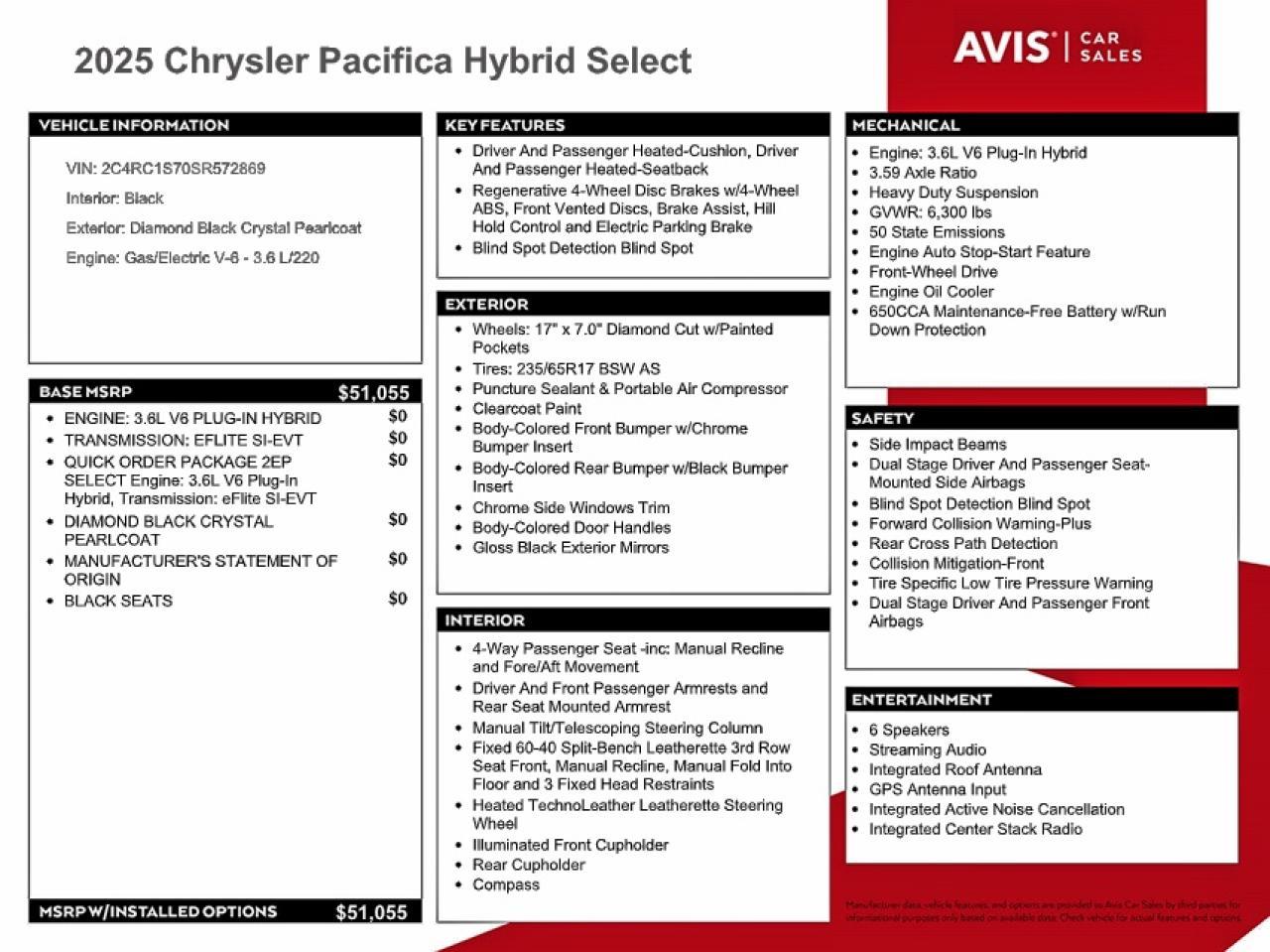 2025 CHRYSLER Pacifica