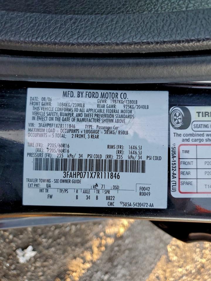 2007 FORD FUSION