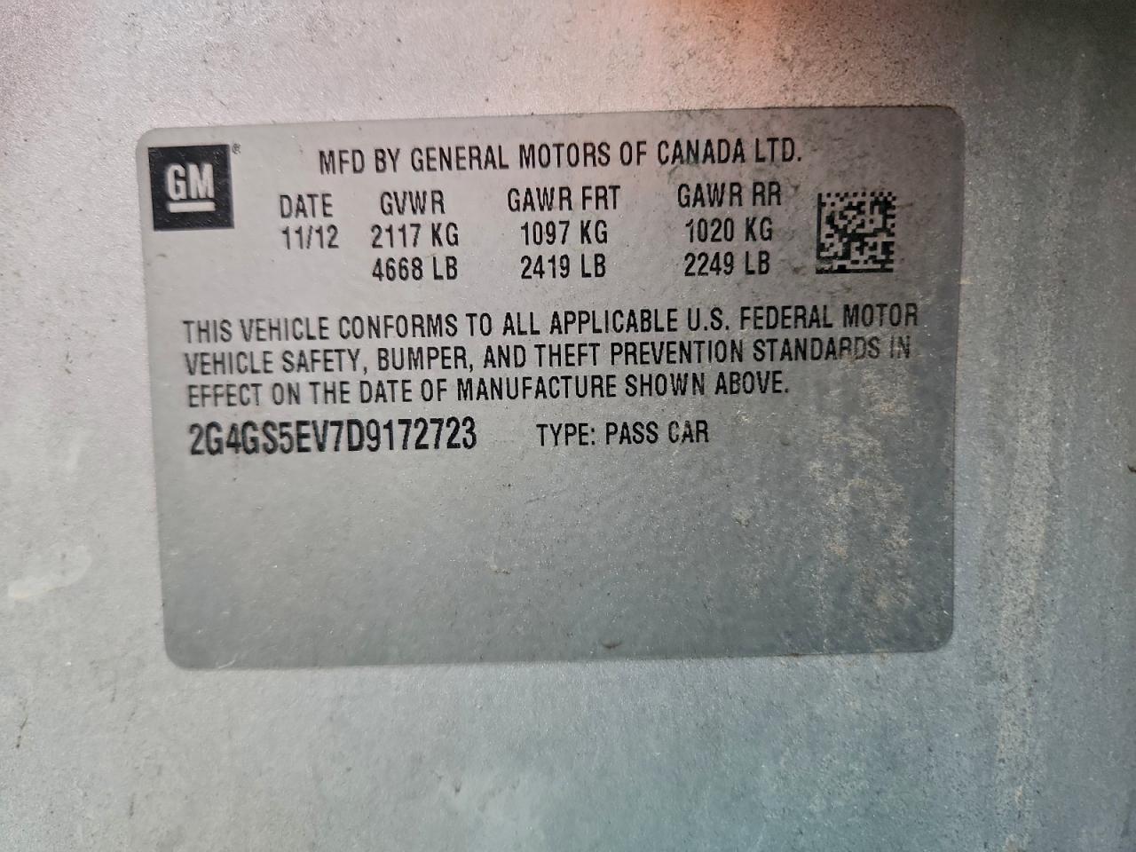 2013 BUICK Regal