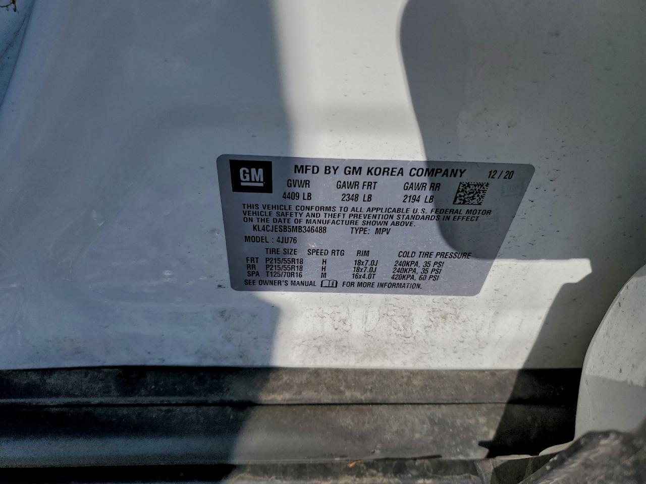 2021 BUICK ENCORE