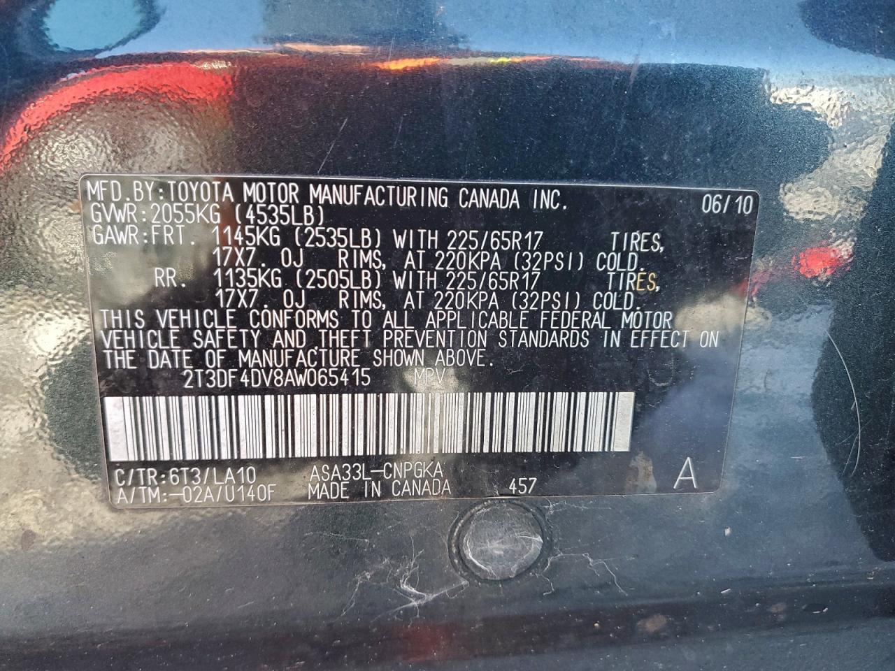 2010 TOYOTA RAV4